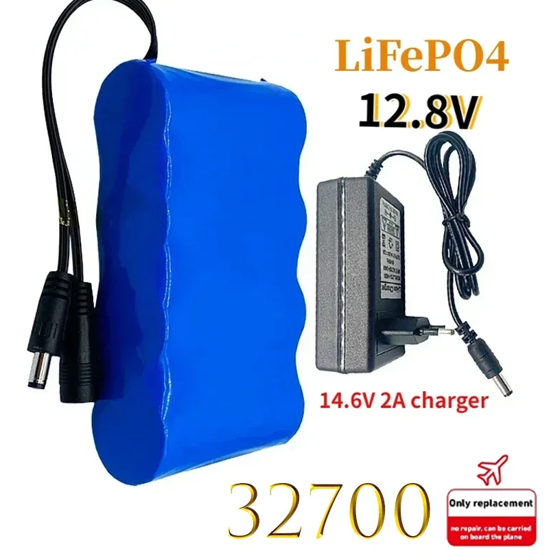 

NEW 32700 12.8V 4S1P LiFePO4 Lithium Iron Phosphate Battery Pack 40A Electric Boat Balance BMS 12V Uninterruptible Power Supply