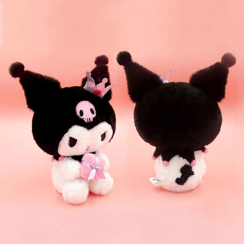 

Kawaii Crown Kuromi My Melody Cinnamoroll Plush Toys Throw Pillows Room Decoration Sanrio Plush Dolls Children's Birthday Gifts