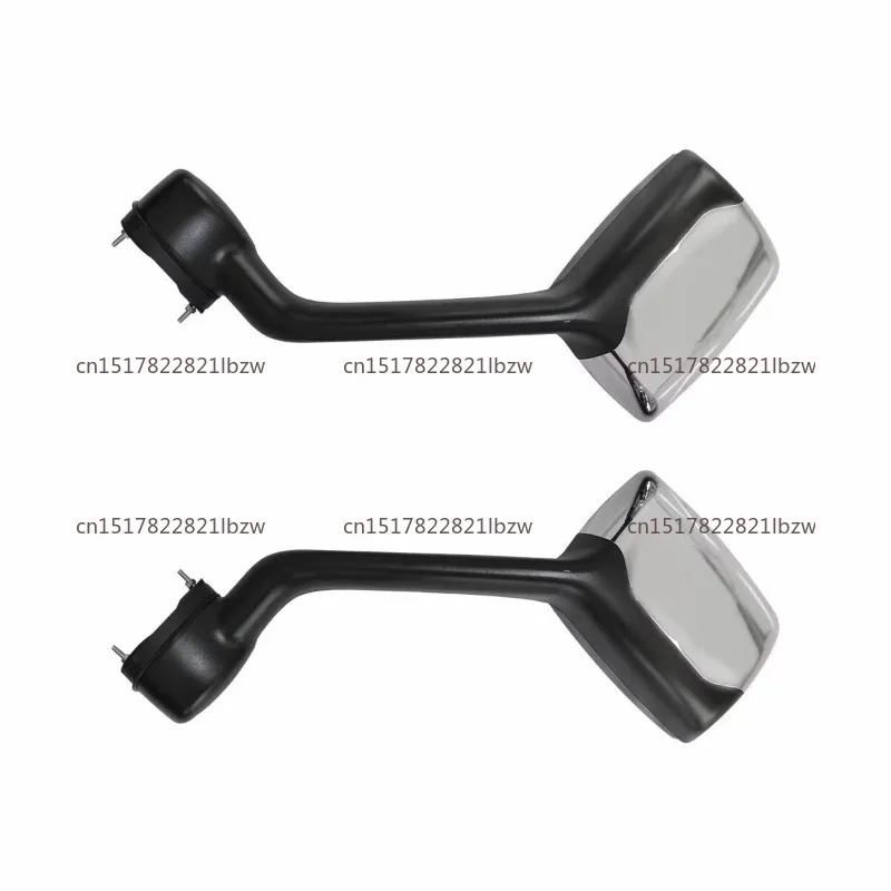 2pcs chrome engine cover rearview mirror driver's left and passenger's right truck accessories