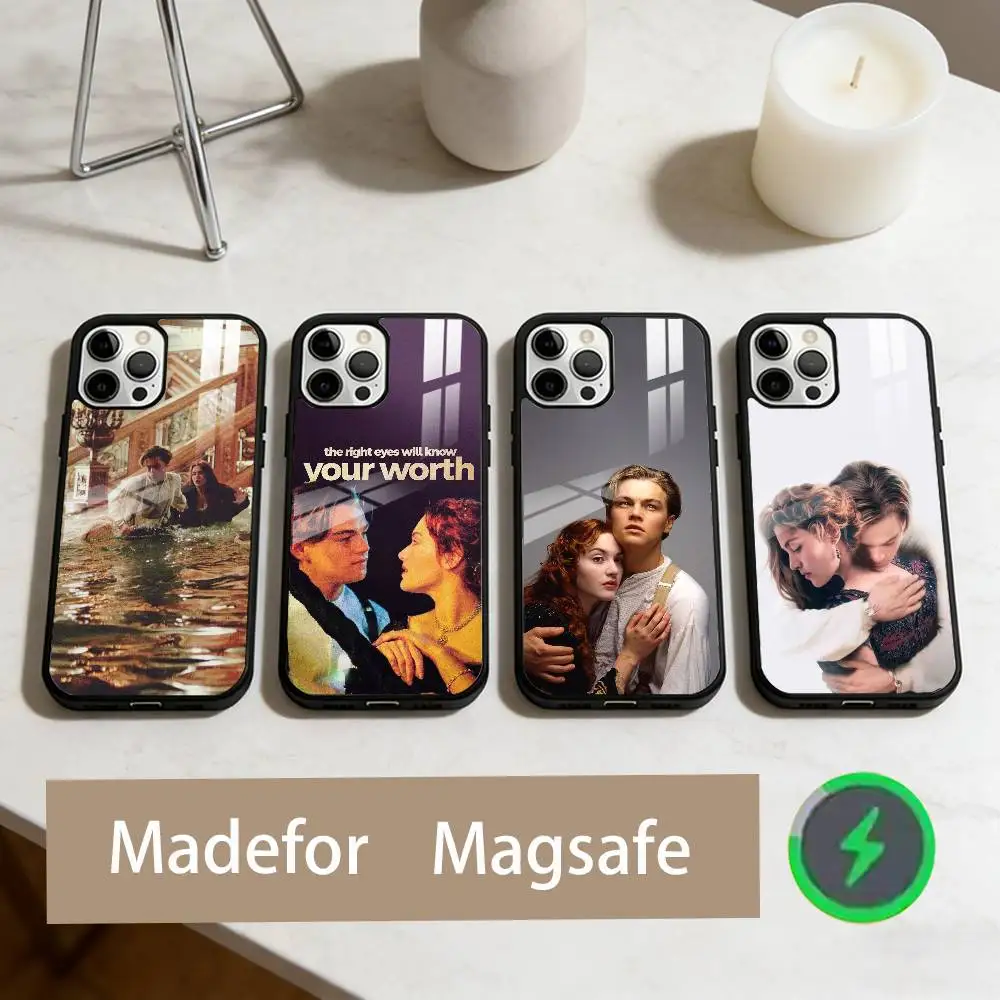 

MOVE T-Titanic Phone Case For iPhone17,16,15,14,13,12,11 Plus,Pro Max Magnetic For Magsafe Wireless Charging