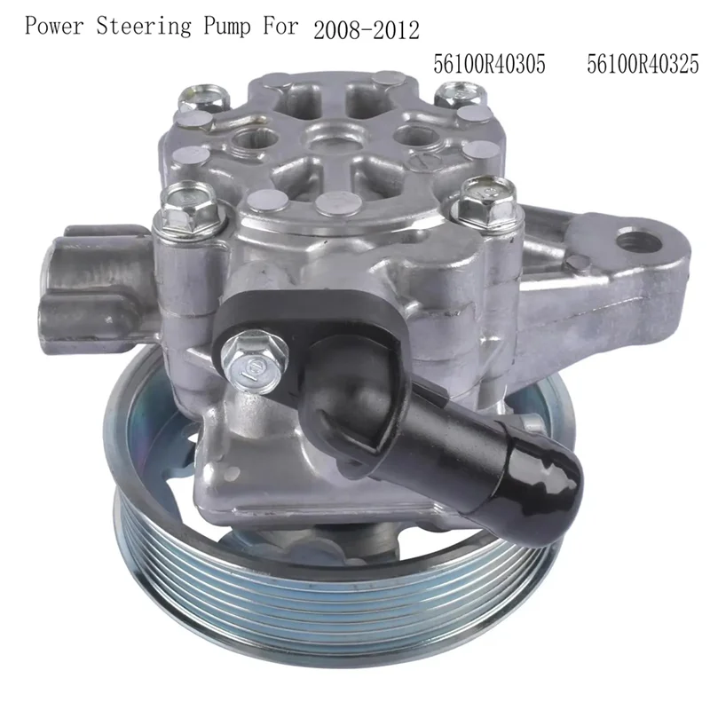 

Direct Replacement 56100R40305 Power Steering Pump For Honda Accord 2.4L DOHC, Compatible With 2008-2012 Vehicles, 56100R40325