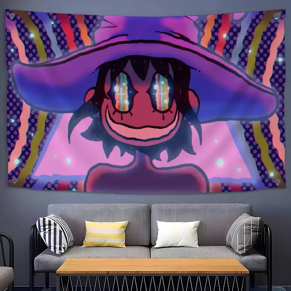 Cartoon The Midnight Gospel Flags Flags for Room, Bedroom, Home, Outdoor, Wall Hanging, Concert Print, Art Banner