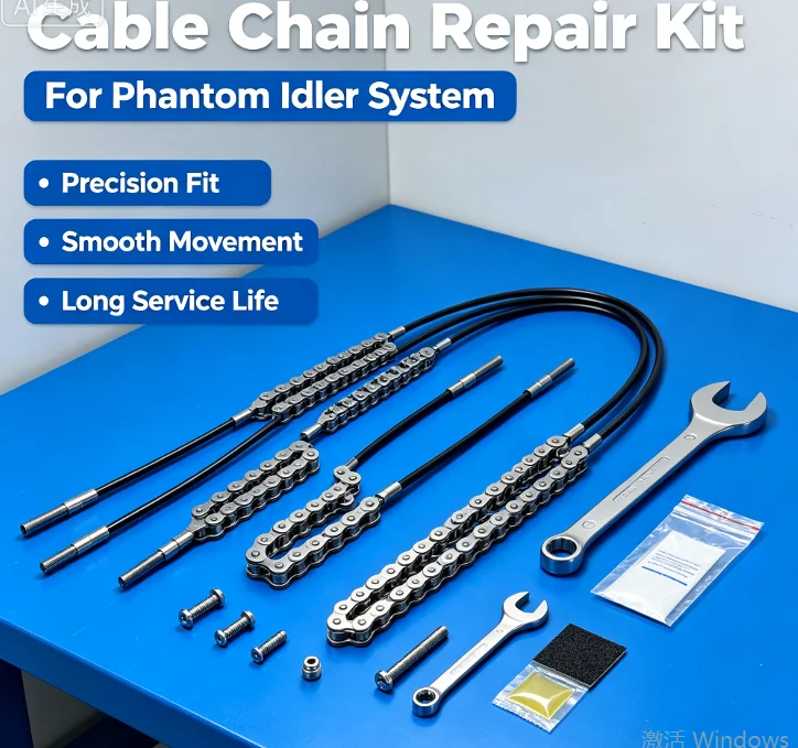 Combined Chain‑Cable Assembly Phantom Drive Idler for Pedal Kayak System Replacement Transmission Hardware Parts