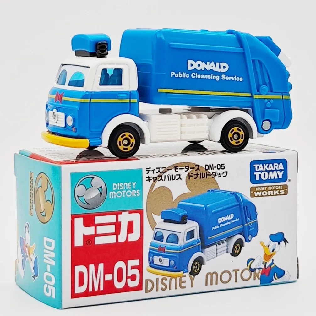 Takara Tomy Disney Motoren Donald Duck Vuilniswagen Dream Sailor Boot Diecast Model Auto Kinderen Speelgoed Collectible DM-05 DM-06