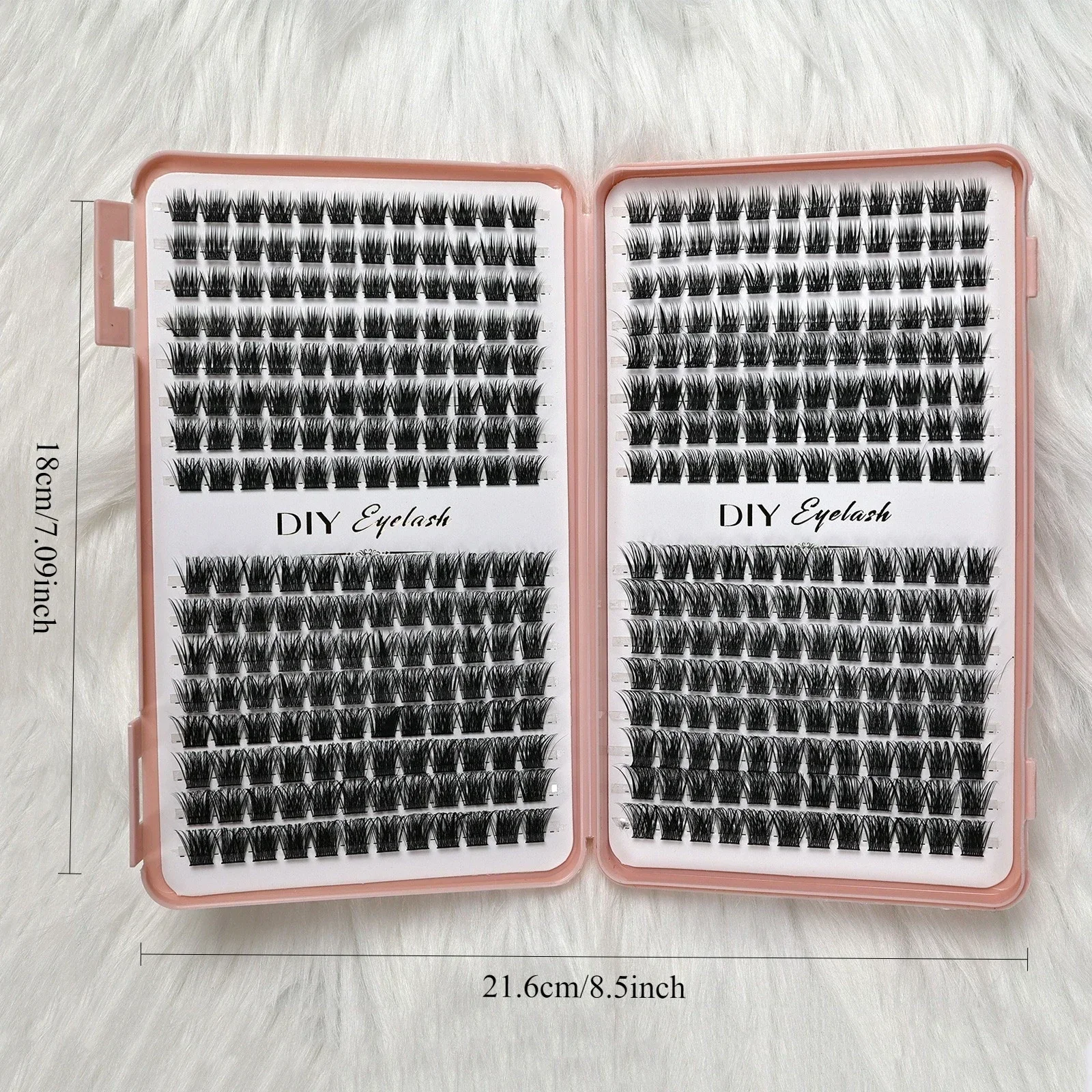Einzelne Wimpernbüschel, DIY-Wimpernverlängerungs-Set, D-Curl-Wimpernbüschel, Wimpernverlängerung, geeignet für Anfänger. – Detail 5