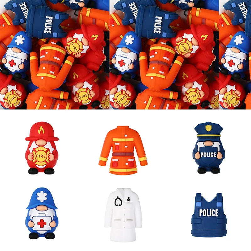 

5/10 шт. силиконовые бусины 3D персонажи мультфильмов для творчества серии фокусные бусины DIY ручка из бисера брелок кулон для изготовления ювелирных изделий