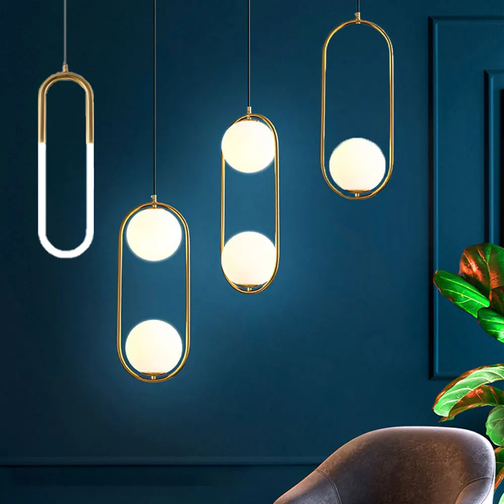 Circular Runway LED Ceiling Light Luxury Bedroom Bar Aisle Bedside Minimalist Restaurant Island Ceiling Lamps