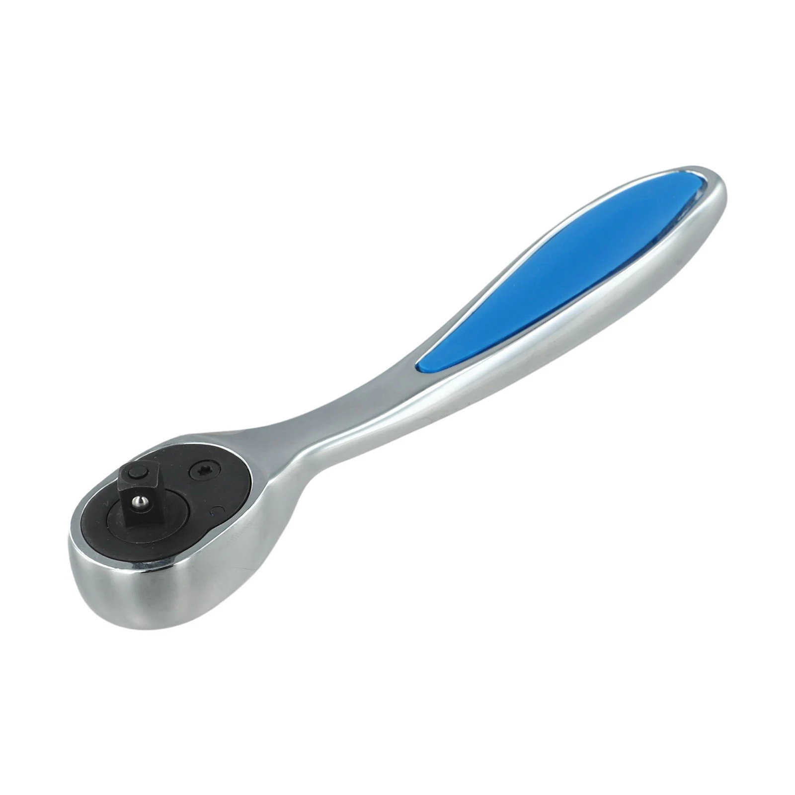 1Pc 90 Tooth 1/4 Inch Drive Reversible Ratchet Wrench Head Green Chrome Vanadium Steel For Tight Space Automotive Repair Tool