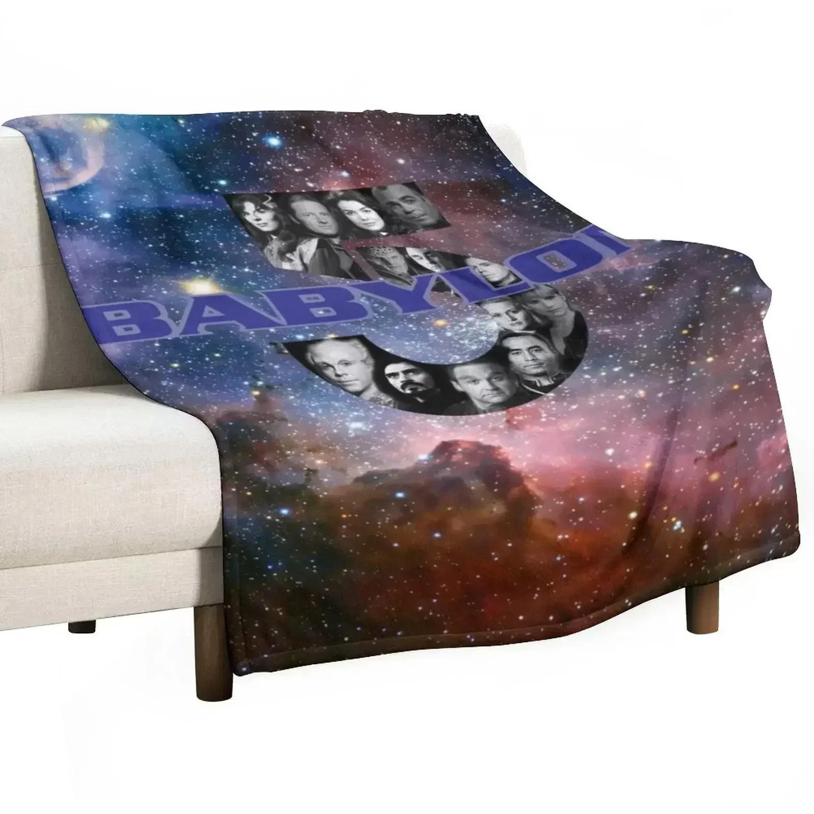 Babylon 5 Throw Blanket Decorative Throw Decorative Sofa Comforter Baby Extra Large Throw Furry Blankets