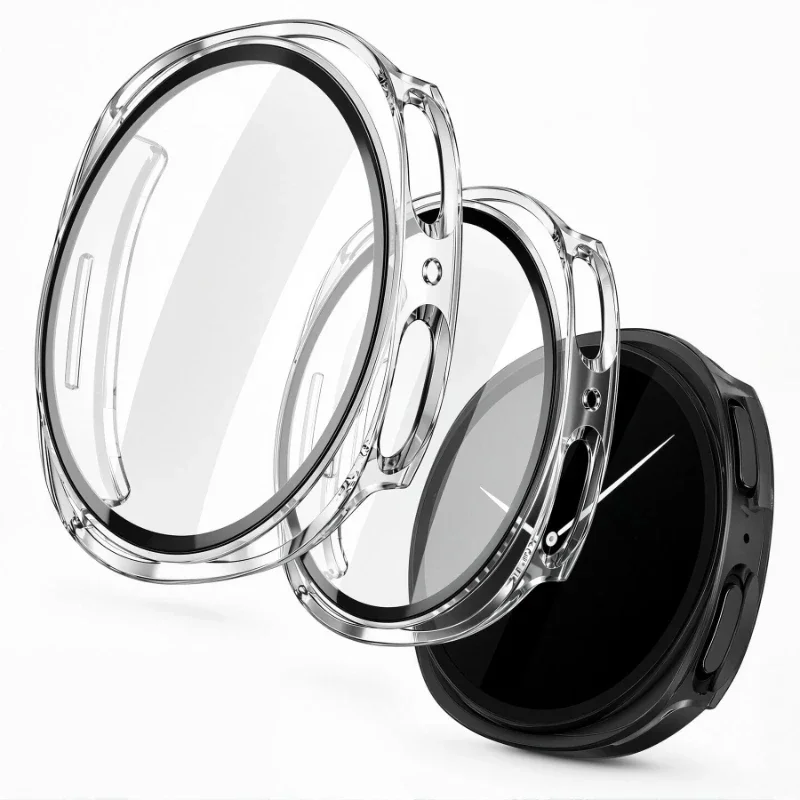 Gehärtetes Glas + PC-Hülle für Samsung Galaxy Watch 8/9 44mm/40mm Vollständig abdeckende Schutzhülle für Galaxy Watch 8 Zubehör – Detail 2