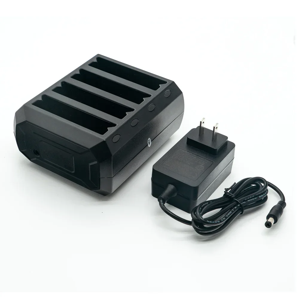4-Slot Batteries Charger Cradle for Zebra Symbol TC70 TC70X TC72 TC77