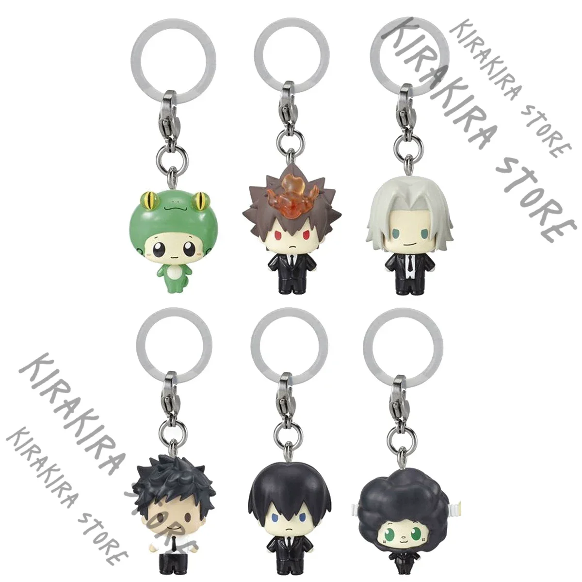 HITMAN REBORN Yamamoto Takeshi Hibari Kyouya Figurine Pendant Umbrella Hanging Ornaments Official Garage Kits Cosplay Decor