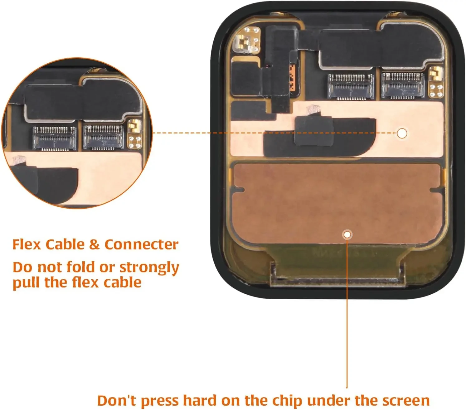 OEM Tested Amoled For Apple Watch Series 6 40mm 44mm LCD Amoled Display Screen Replacement For iWatch 6 S6 Amoled LCD Assembly