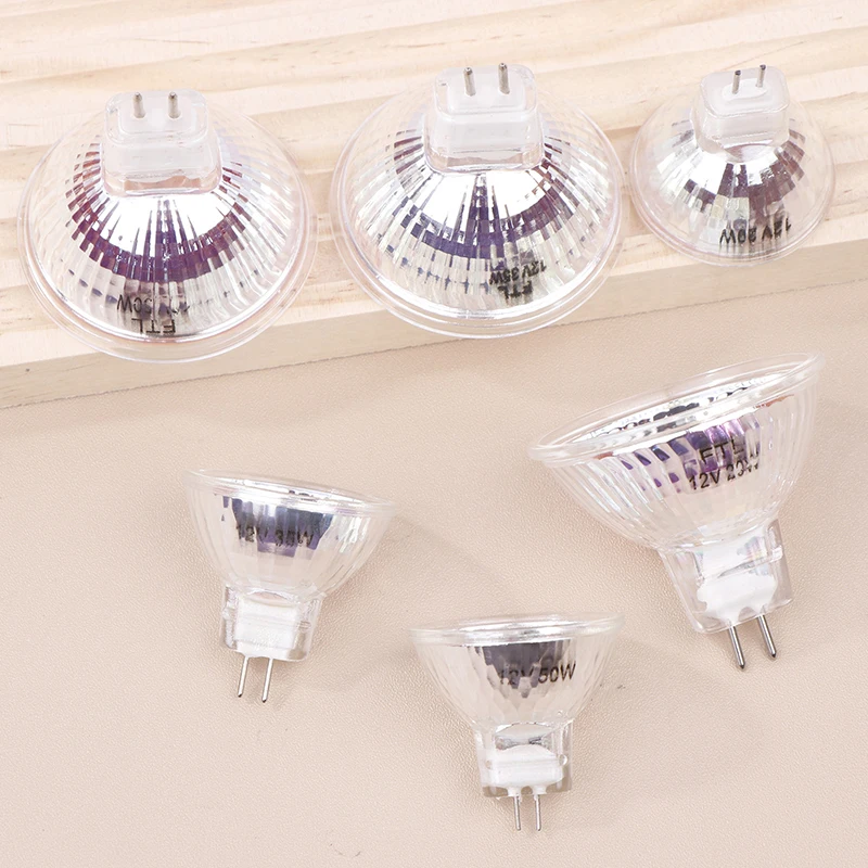1 szt. AC/DC 12V żarówka halogenowa lampa kubkowa MR11 MR16 GU5.3 GU10 reflektor o wysokiej jasności