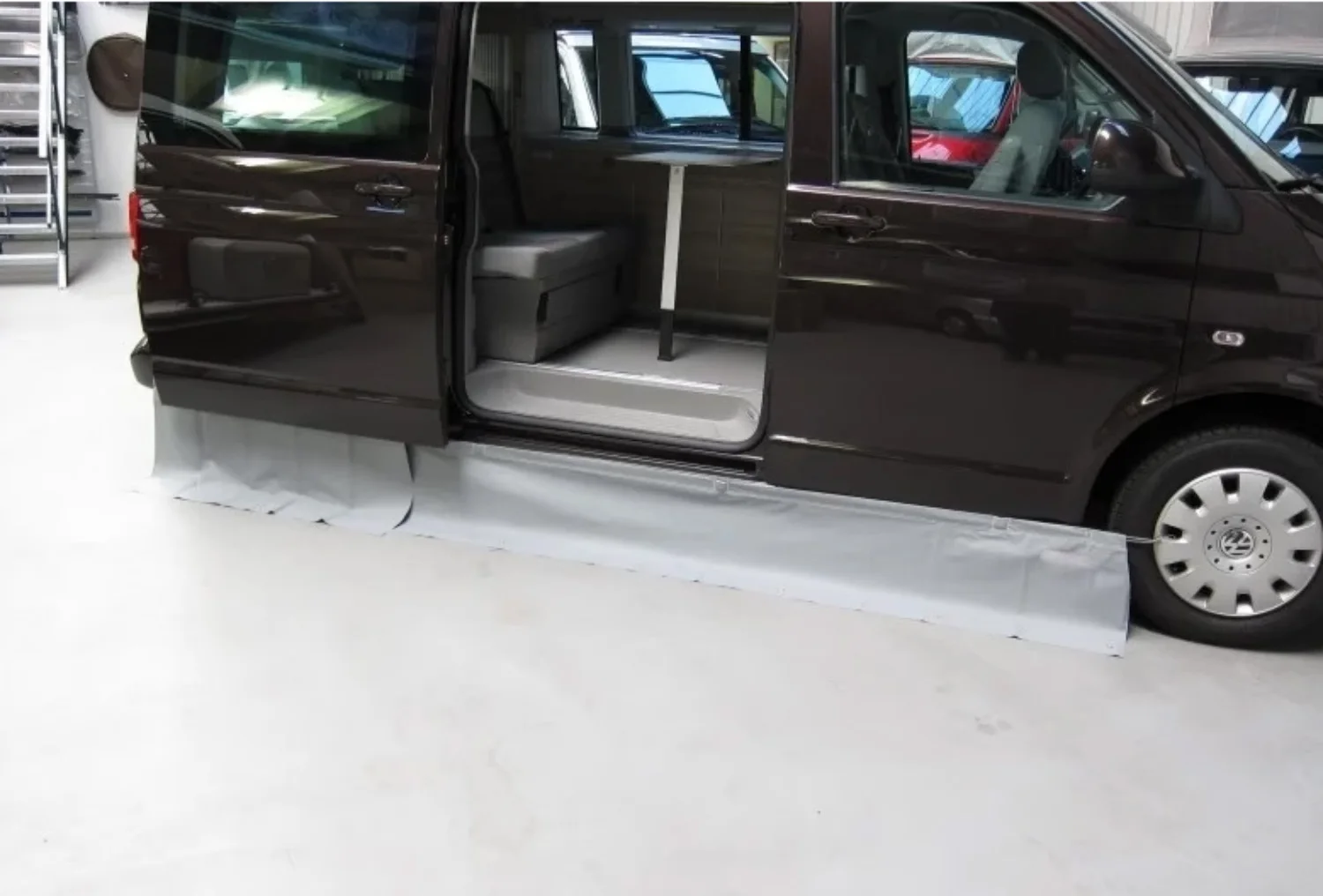 1 قطعة RV المظلة مشروع تنورة عجلة قوس غطاء العربة الأبيض ل Vw T5 T6 Swb متنقل قافلة شاحنة تخييم RV اكسسوارات #2