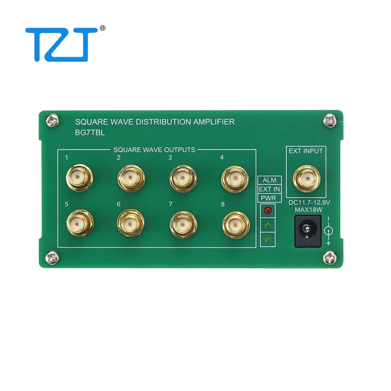 Imagem -06 - Tzt Amplificador de Distribuição Onda Quadrado Distribuidor Relógio Canais de Saída Bnc e Sma Port 05vpp 03.3vpp