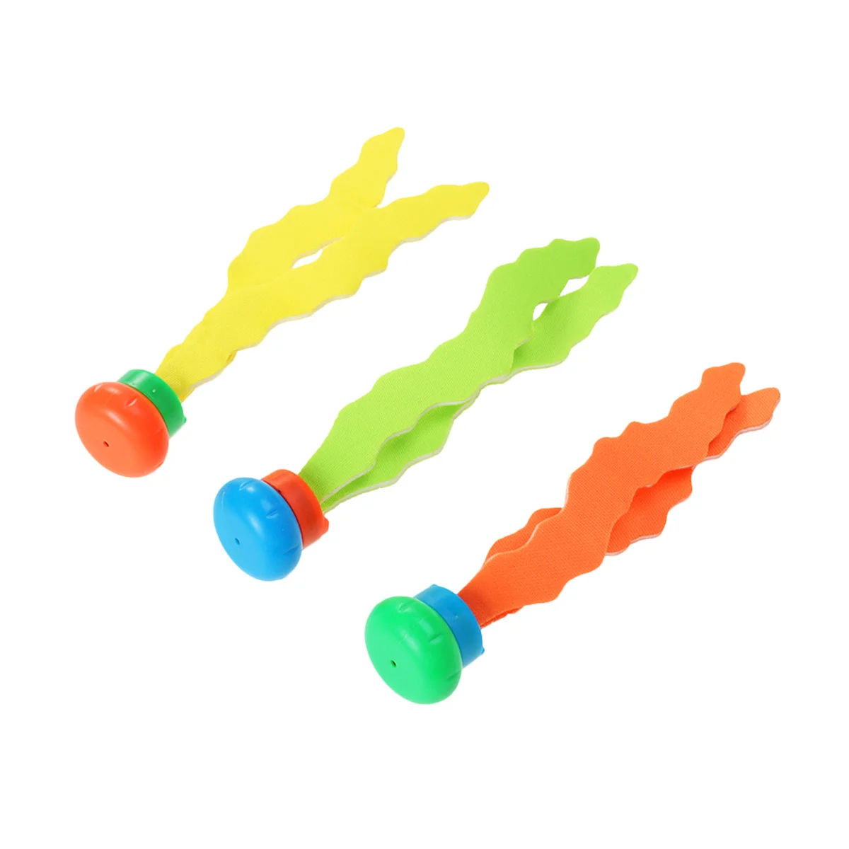 3 uds algas marinas buceo verano juegos acuáticos juegos de piscina niños algas marinas subacuáticas entrenamiento de natación práctica regalo naranja amarillo verde