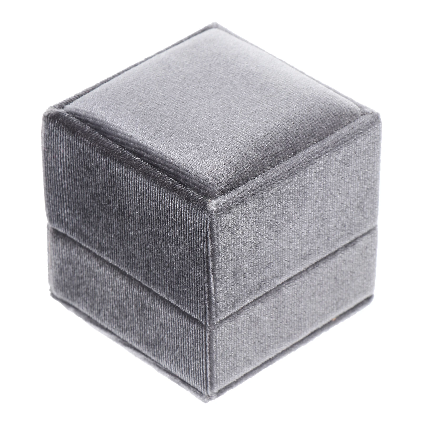

Ring Box High Quality Material Simple Design Mini Portable Plastic Jewelry Storage Case For Wedding Engagement Gifts