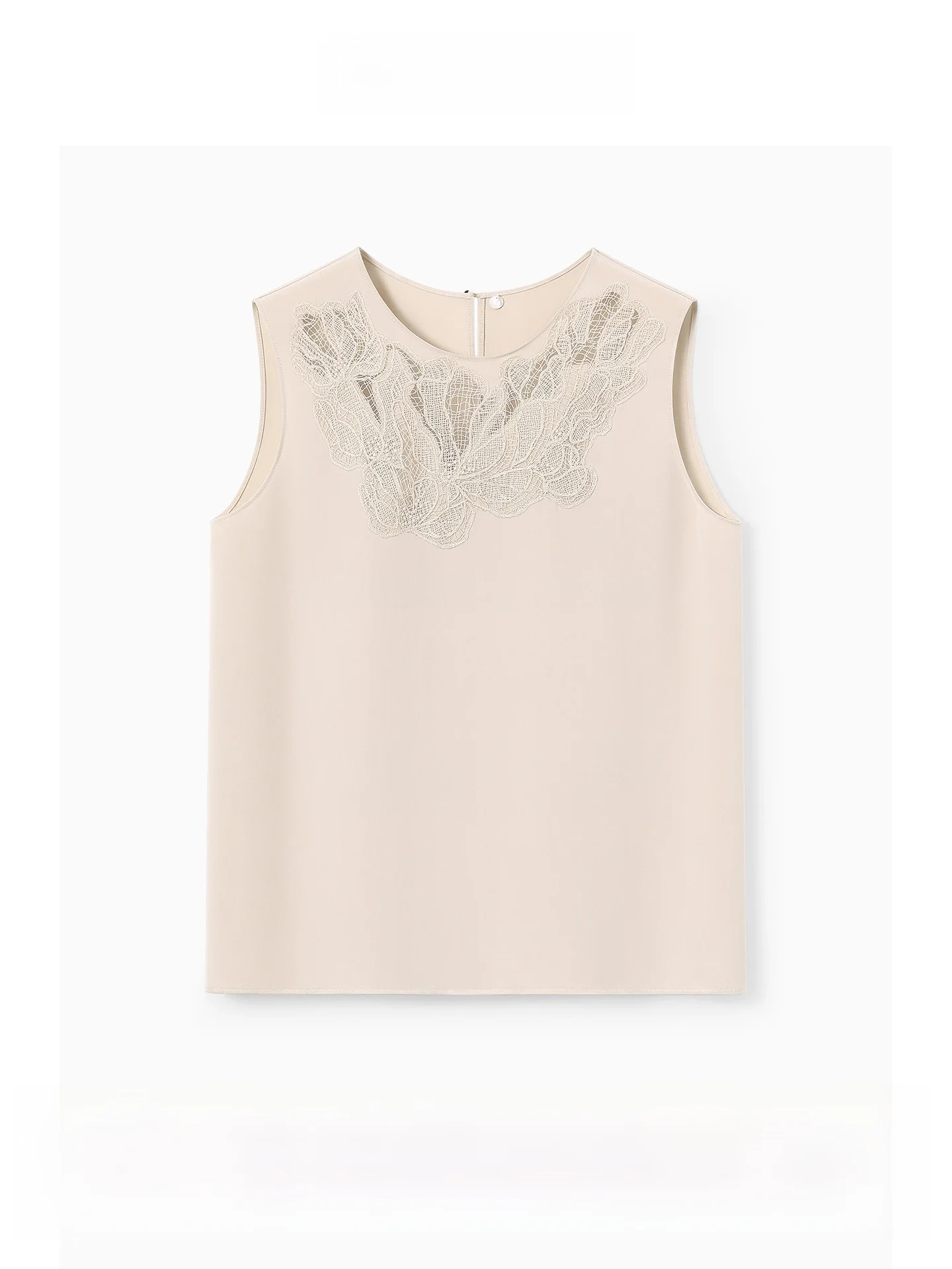 

Роскошный универсальный женский жилет CVANEA Heavyweight 30 Momme с шелковой вышивкой, лето 202, прямой крой, H-образная спинка...