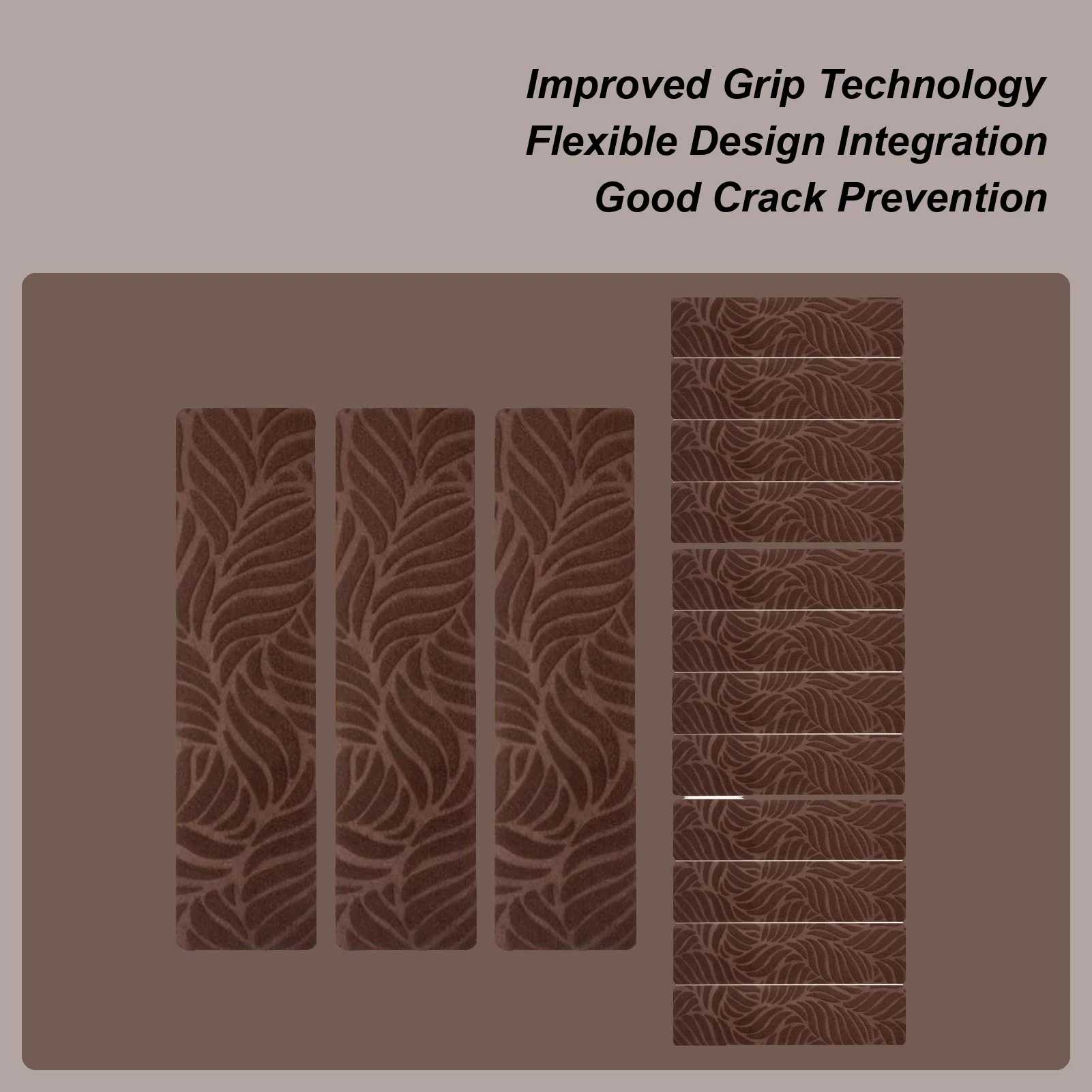 Stair Carpet Cover 15 Pieces Wooden Steps Non Slip Carpet Mat Adhesive Reusable Indoor Staircase Runner For Elders Kids Dogs