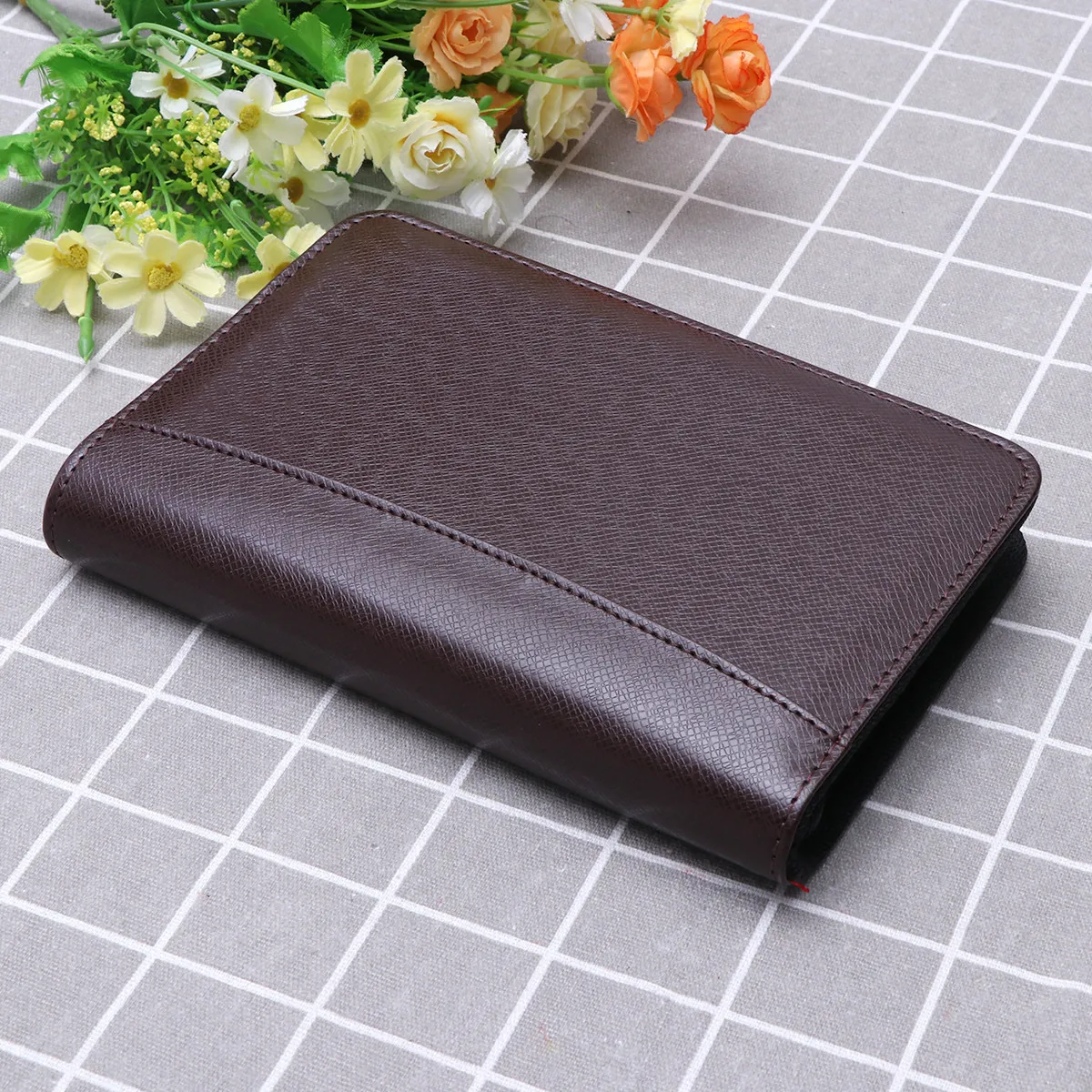 

Royal Blue A6 Zipper Notebook Featuring Calculator 4 Cardholder Pockets Large File Pocket 6 Ring Binder Loose Leaf Notepad