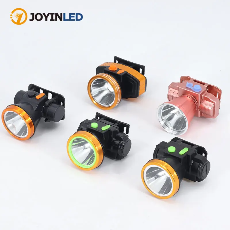 Super Bright LED Headlamp100-250V Zoomable Headlight Head Torch torcia lampada frontale a batteria per pesca caccia campeggio