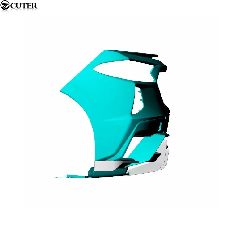 C8 ألياف الكربون الجافة المصد الخلفي مآزر الجانب الفاصل لشروليه كورفيت C8 تصفيف السيارة 2020