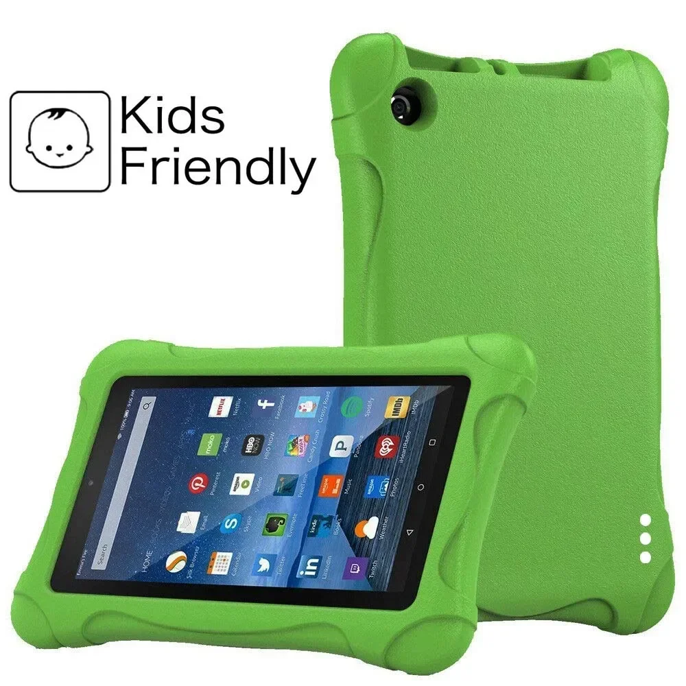 

Tablet Stand Case for Fire 7 (5th/7th/9th Gen) 2015 2017 2019 Made of EVA Material Drop Resistance Children's Protective Shell