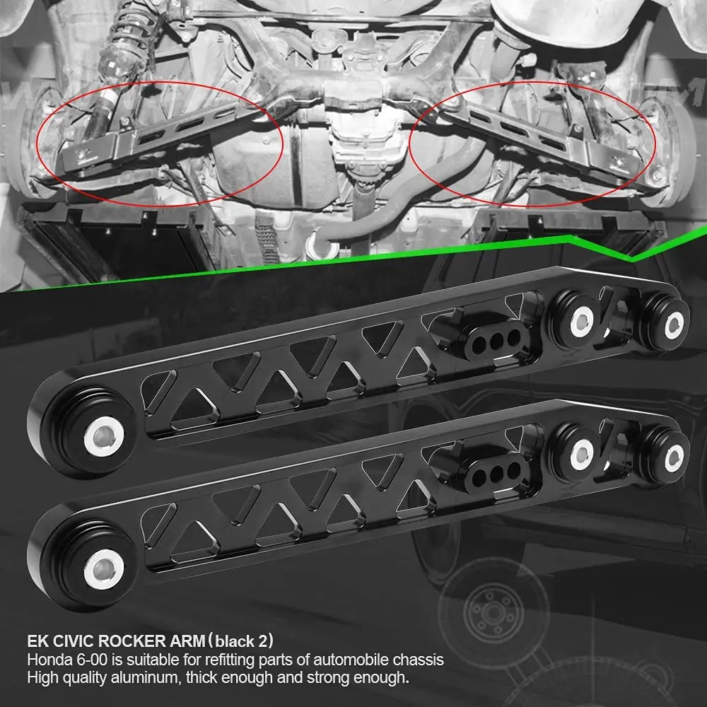 

Для Honda Civic 1996-2000 EK/EM1 — 1 пара задних нижних рычагов управления с втулкой, тягами регулировки тяги (слева и справа)