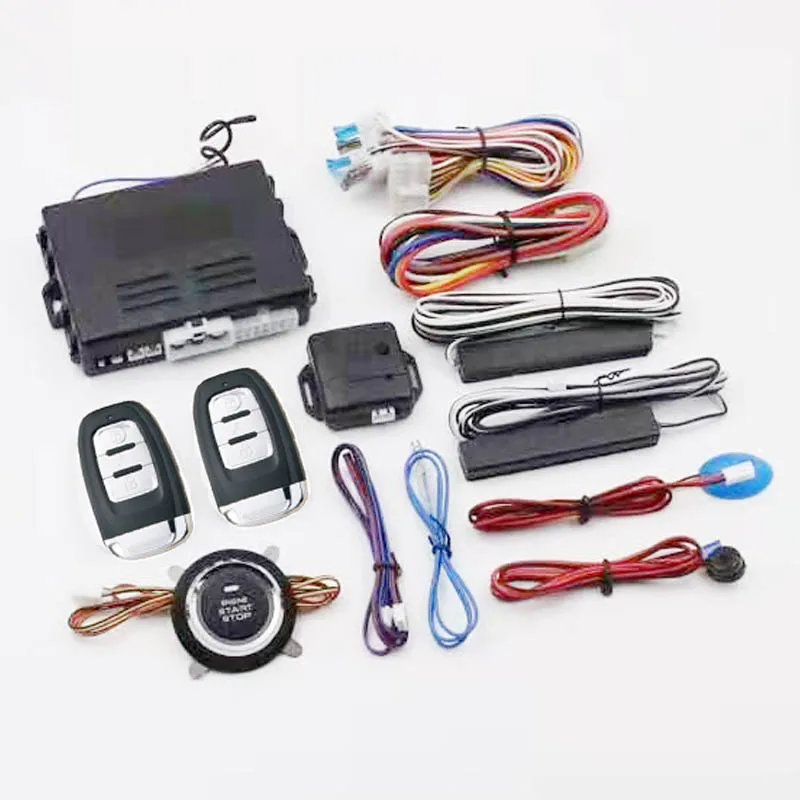 

GL-40 Car Alarm Push Button Start Stop Engine Kit PKE Automatic Lock Unlock System Keyless Entry PKE Anti-Theft Device