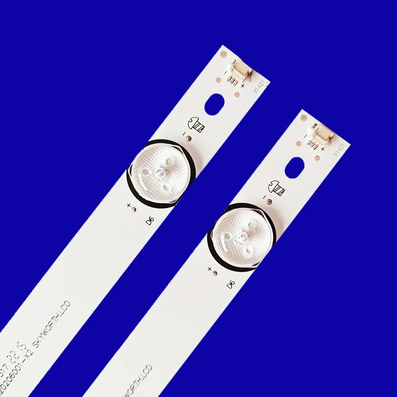 2 piece/lot For 32LP500B6LA Philips 32PHS5505/60 32PHS550 LCD TV backlight strip LB-DM3030-GJРНР322Х6АUА2-J 610MM 100%NEW