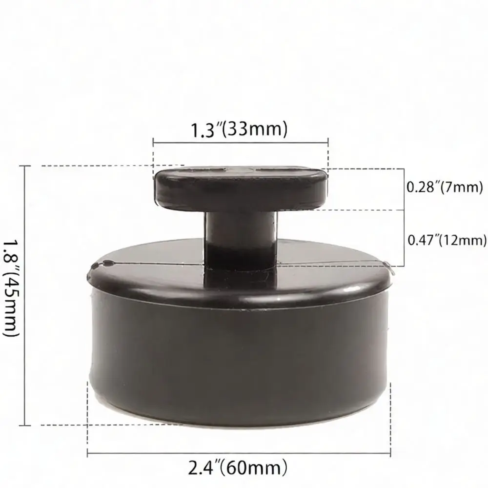 Car Lifting Rubber Pad Adapter Universal Pinch Weld Protector Heavy Duty Support Block For Vehicle Maintenance Tool