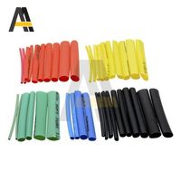 328PCS Size 5 Color Multicolor Polyolefin 2:1 Halogen Free Heat Shrink Tubing Combination Sleeve Packaging Tube Sample Pack