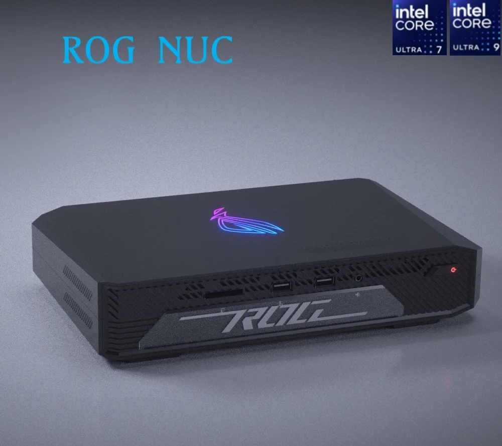 

ASUS ROG NUC Super AI Desktop Computer Intel Core Ultra 7/9 155H/185H/RTX 4060/4070 Exclusive Display Gaming mini PC