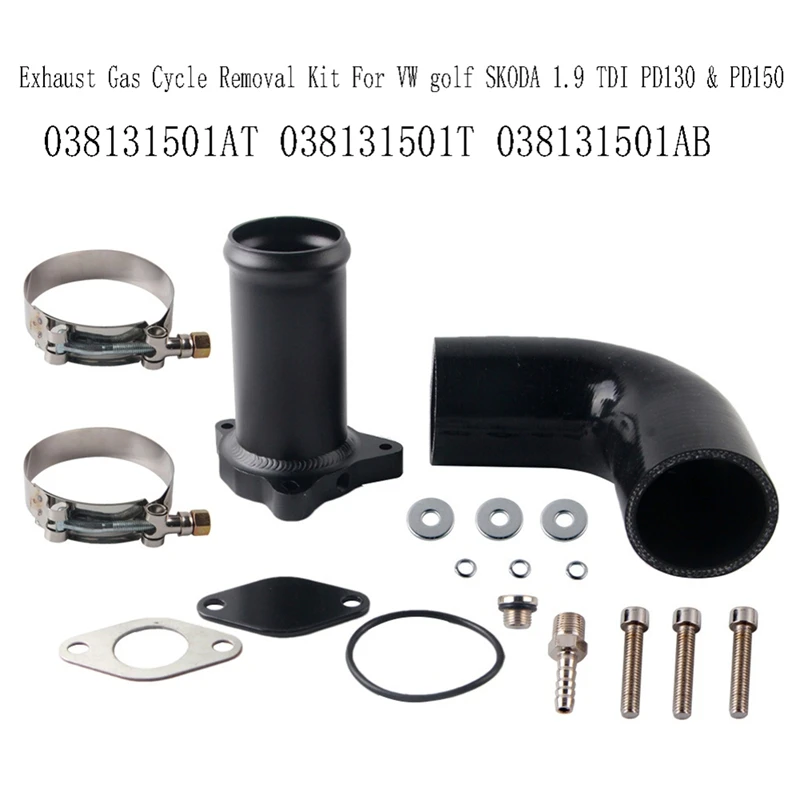 

Exhaust Gas Cycle Removal Kit For VW Golf For SKODA 1.9 TDI PD130 & PD150 038131501AT 038131501T 038131501AB