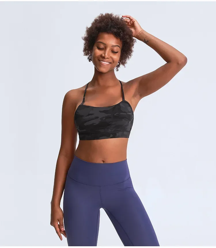 New Y-type Fitness Sports Bras Push Up Anti-sweat Padded Workout Gym Yoga Brassiere