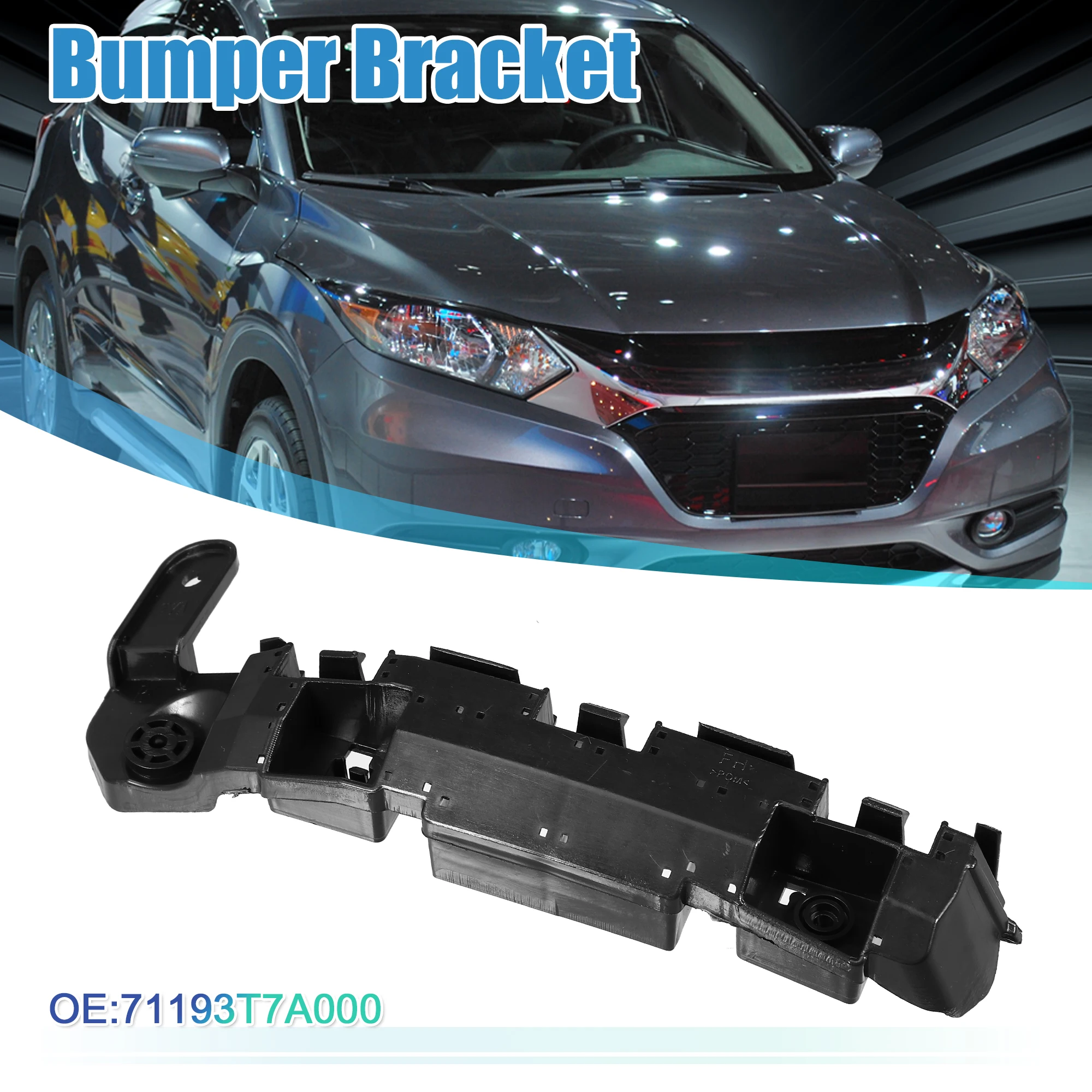 X Autohaux Right Side Car Front Bumper Mounting Support Bracket for Honda HRV 2015 2016 2017 2018 2019