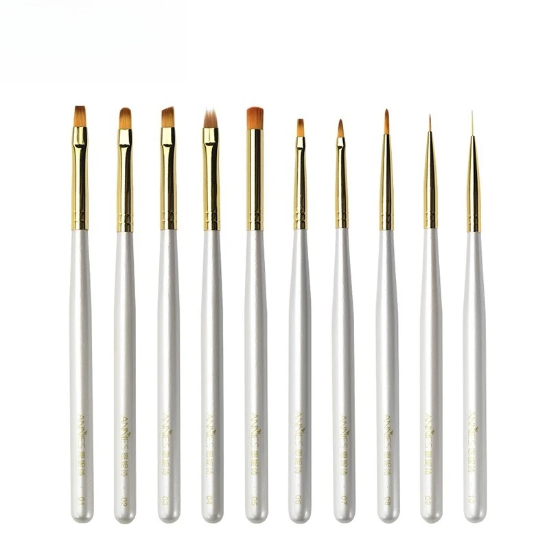 

Nail art brush set Full set of phototherapy painting engraving flower pen pull line smudge gradual change tool pen