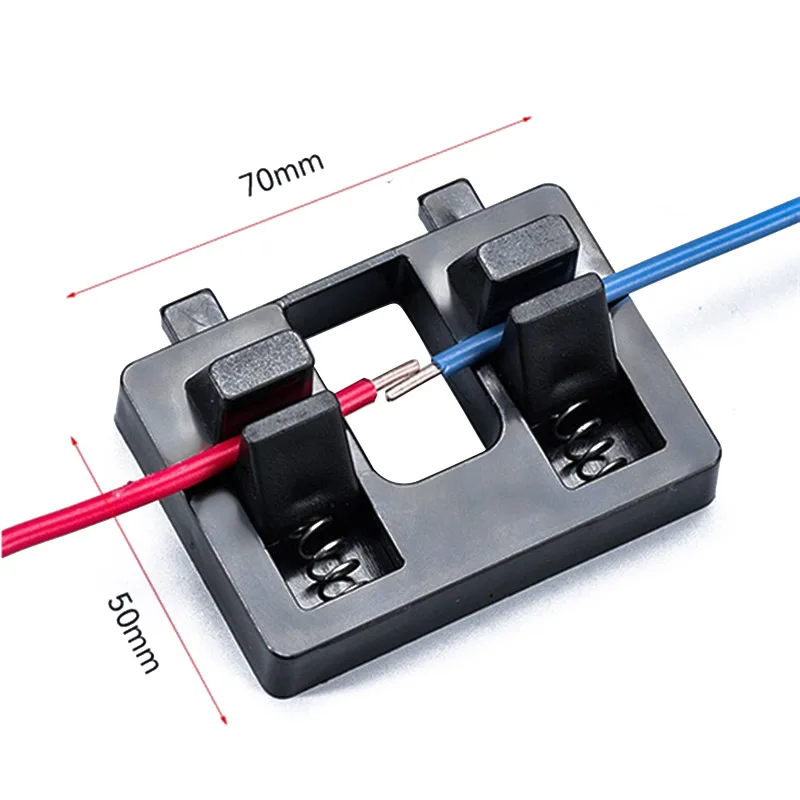 ABS سلك تركيبات لحام محطة لحام مقاومة درجات الحرارة العالية لسلك سميك ورقيق مشابك كابلات أدوات إصلاح اللحام #2