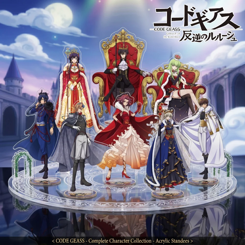 Code Geass Acrylic Stand Keychain Custom Lelouch C.C. Kallen Suzaku Royal Style Anime Figure Decor Gift
