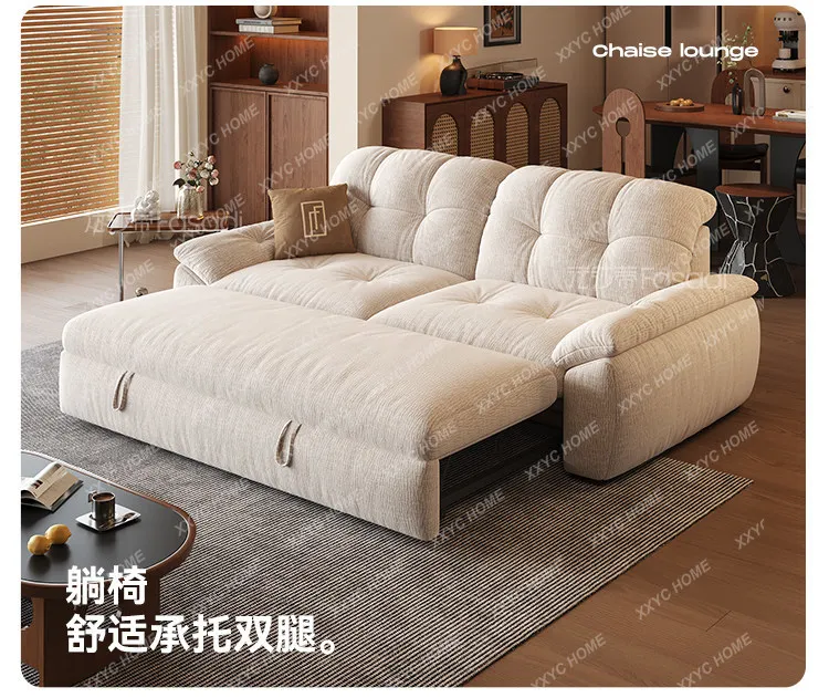 PG Mu Yunmian detachable and washable sofa bed, living room folding dual-use sofa, single minimalist apartment