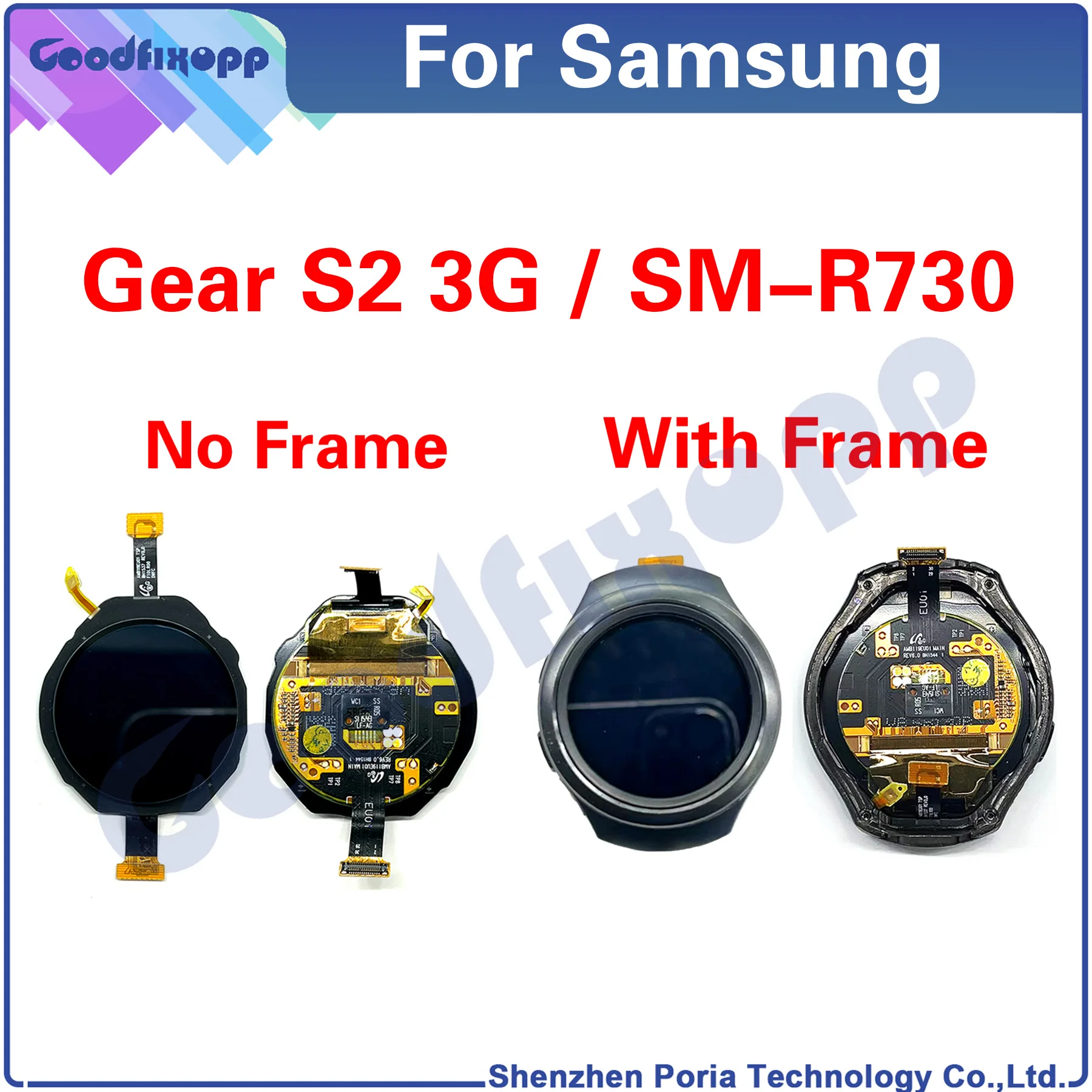 

Для Samsung Gear S2 3G R730 R730A SM-R730 LCD дисплей сенсорный экран дигитайзер в сборе запасные части для замены