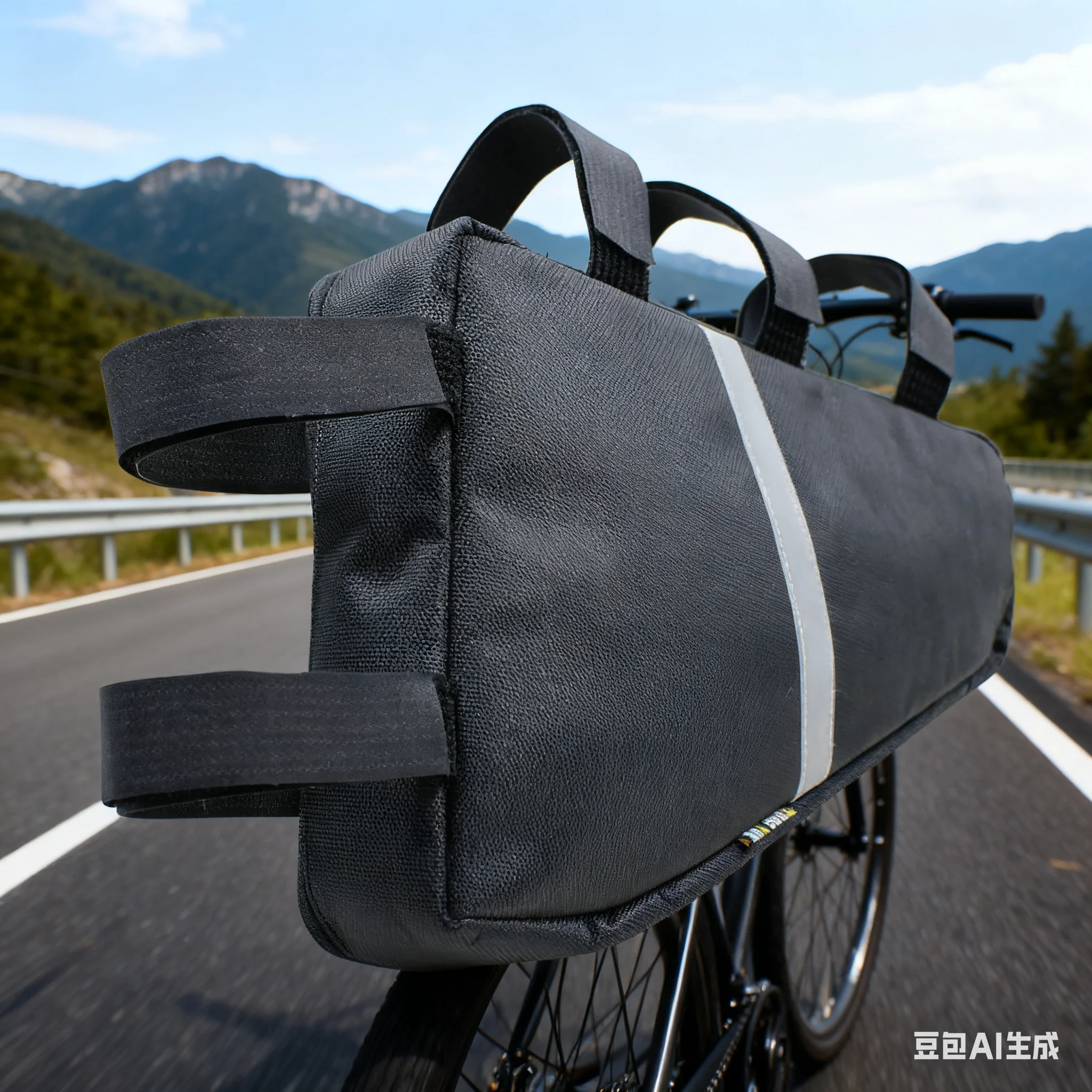 1 Pcs Bicycle Triangle Battery Pack Waterproof 1680D Oxford Cloth Converted Road Bike  Frame Case Storage Bike Bag Replace Tool