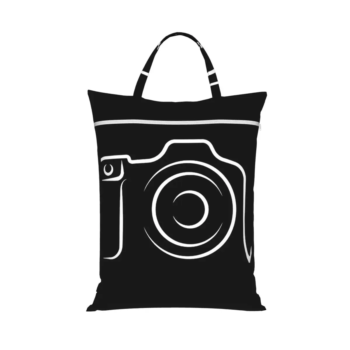 Photographer HeartBeat Photography Camera Laundry Collector Foldable Laundry Basket Large Storage Washing Basket Home Organizer