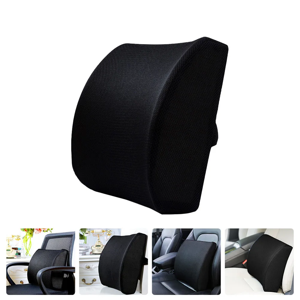 

1Pcs Memory Foam Lumbar Support Pillow Comfortable Car Seat Cushion Lower Back Relief Pillow for Driving Office Home