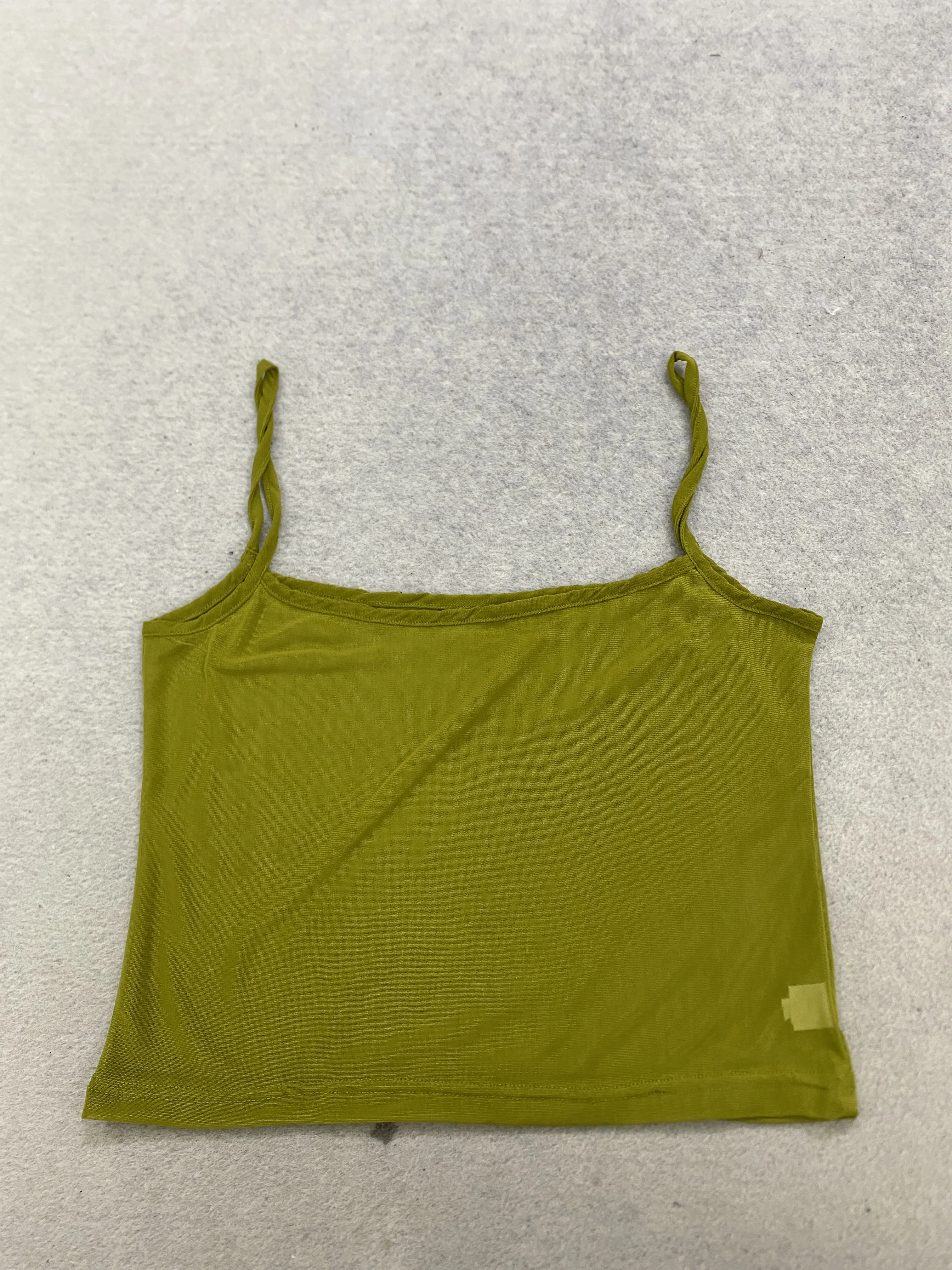 Damen Sommer Hochgeschnittenes Rückenfreies Ärmelloses Top Süßes Heißes Sexy Transparentes Spitzen-Top in Unifarbe mit Schlankem Schnitt und Neckholder-Ausschnitt (ohne Unterwäsche) – Detail 5