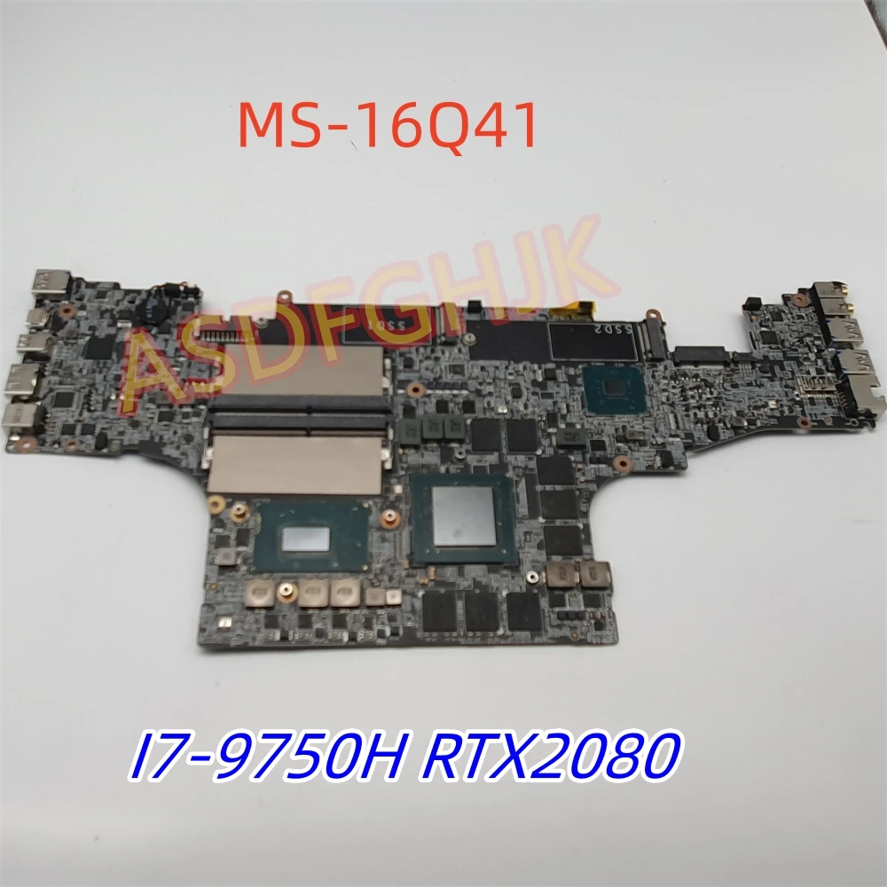 Original MS-16Q41 Laptop Motherboard For MSI MS-16Q4 GS65 I5-9300H I7-9750H  GTX1660/RTX2060  Mainboard All Tests OK