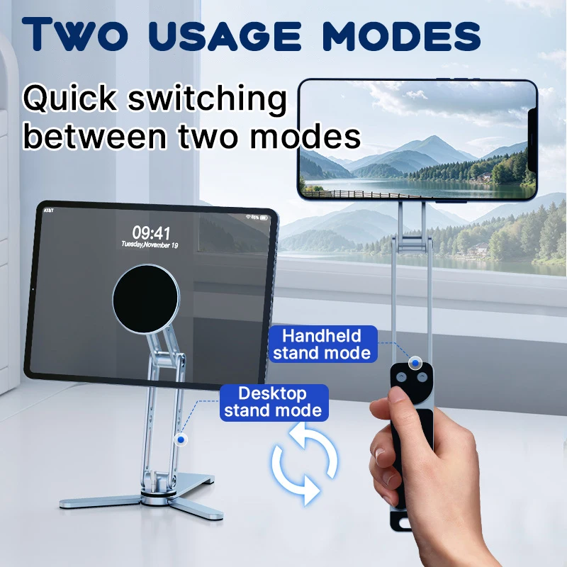 

Foldable Desktop Mobile Phone Stand for IPad IPhone Smartphone Support Tablet Desk Phone Portable Holder Bracket Selfie Stick