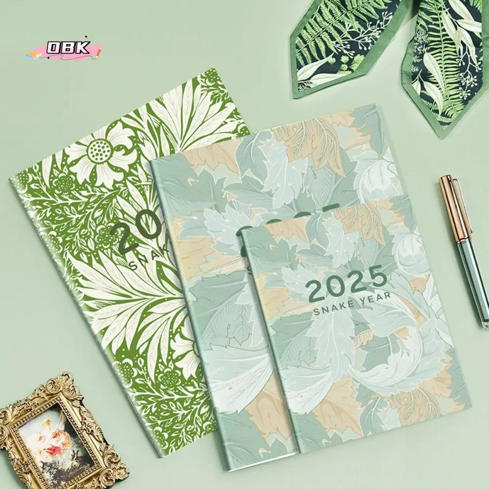 

A4/A5 2025 Planner Notebooks 84 Pages Thick Paper Day/Week/Year Agenda Planner Notepad Practical Multifunction Datebook