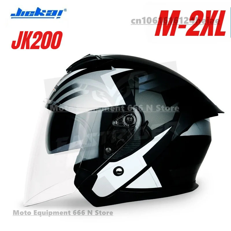 

New arrivals JIEKAI Helmet Motorcycle Motorbike Dual Lens Summer/Winter Open Face Helmet Moto capacete para motocicleta casco